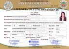 Licencia de funcionamiento de la Municipalidad del Cusco